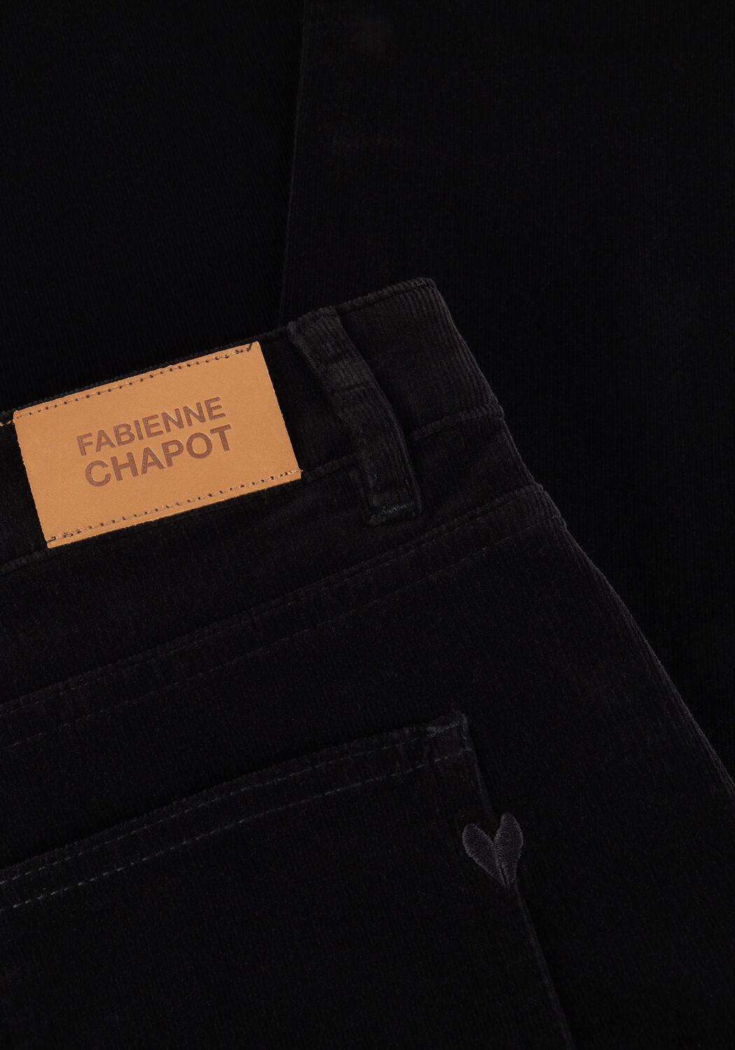 Schwarze FABIENNE CHAPOT Schlaghose EVA FLARE TROUSERS - large