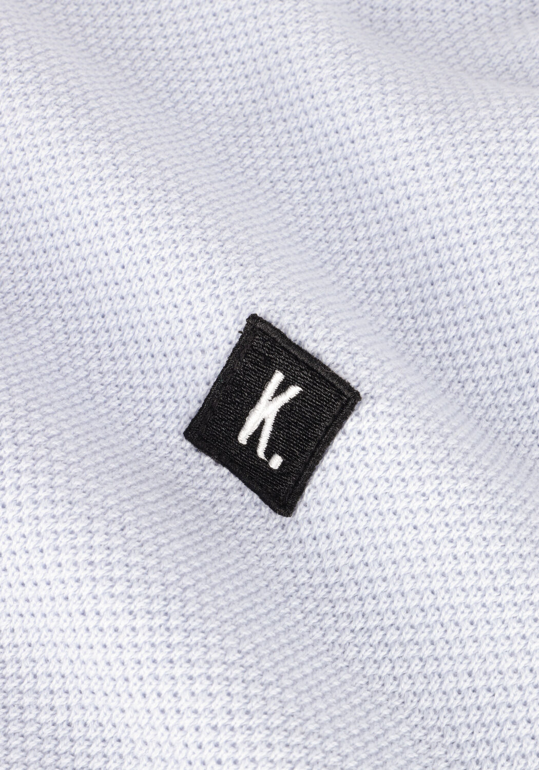 Blaue KULTIVATE Pullover KN STRUCTURE MOCK - large