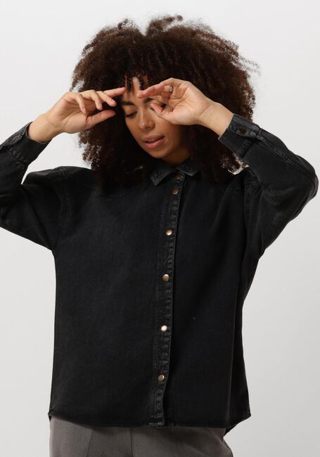 Schwarze BY-BAR Blusen MAE TWILL BLOUSE - large