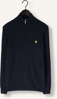 Dunkelblau LYLE & SCOTT Pullover LAMBSWOOL BLEND QUARTER ZIP JUMPER Dunkelblau LYLE & SCOTT Pullover LAMBSWOOL BLEND QUARTER ZIP JUMPER - medium