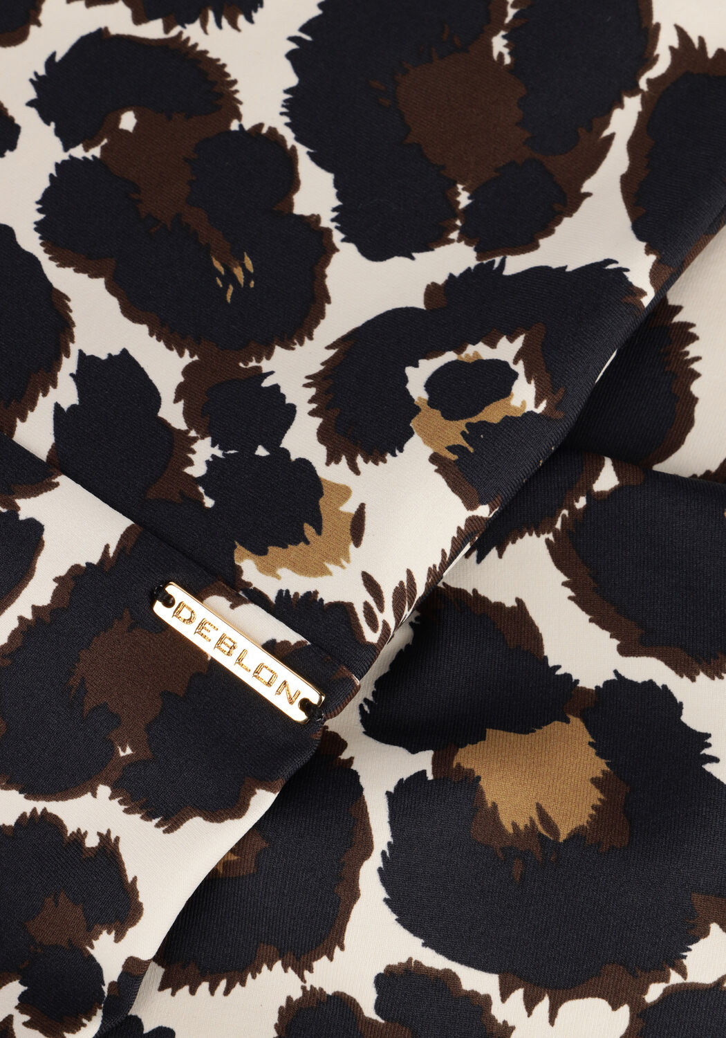 Schwarze DEBLON SPORTS Legging CLASSIC LEGGINGS HIGH WAISTBAND - large