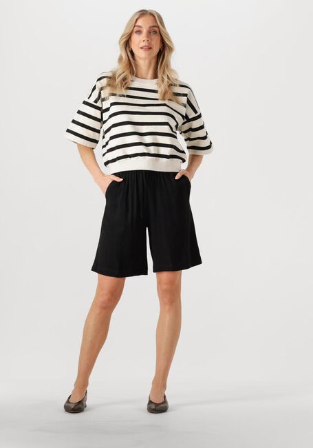 Schwarze SELECTED FEMME Hosen SLFVIVA MW SHORTS - large