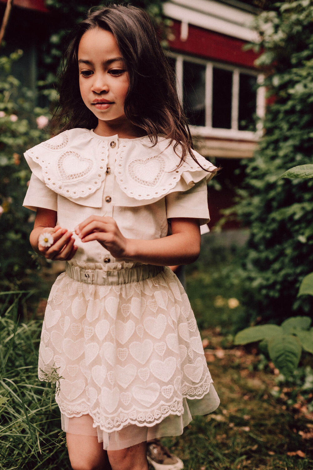 Nicht-gerade weiss BAJE STUDIO Minirock ALVIDE - large