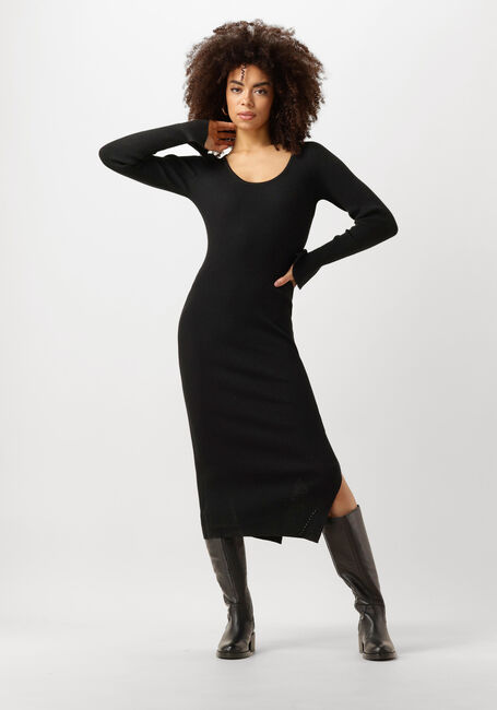 Schwarze MOVES Midikleid ANGILA - large
