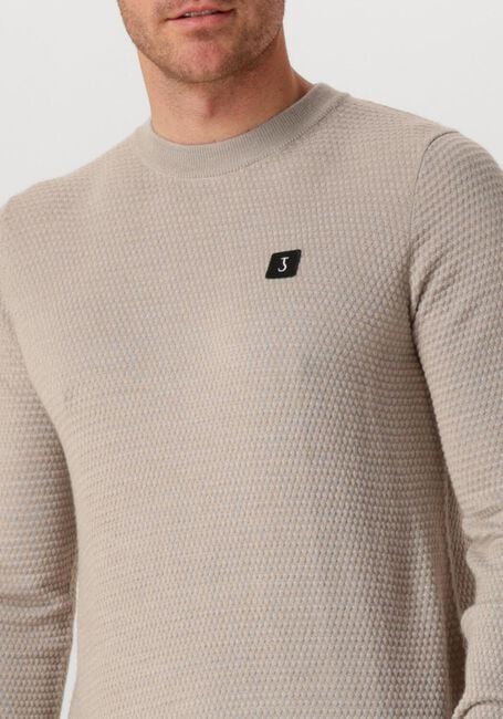 Beige BUTCHER OF BLUE Pullover STRUCTURE CREW - large