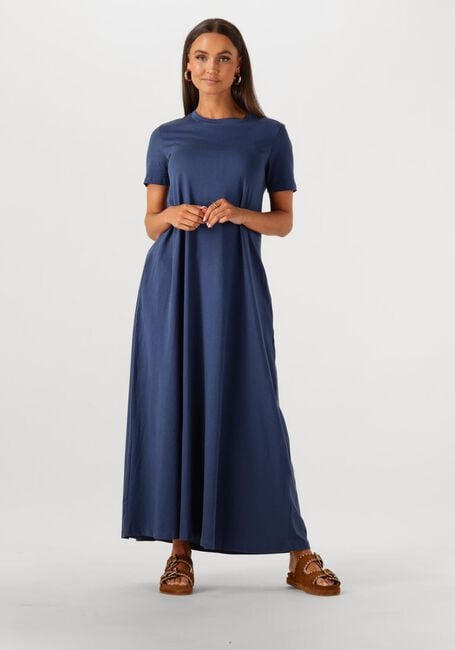 Blaue MSCH COPENHAGEN Maxikleid MSCHOLGA ORGANIC SS DRESS - large