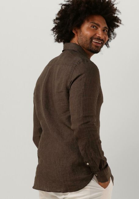 Braune PROFUOMO Casual-Oberhemd PPUH10026 - large