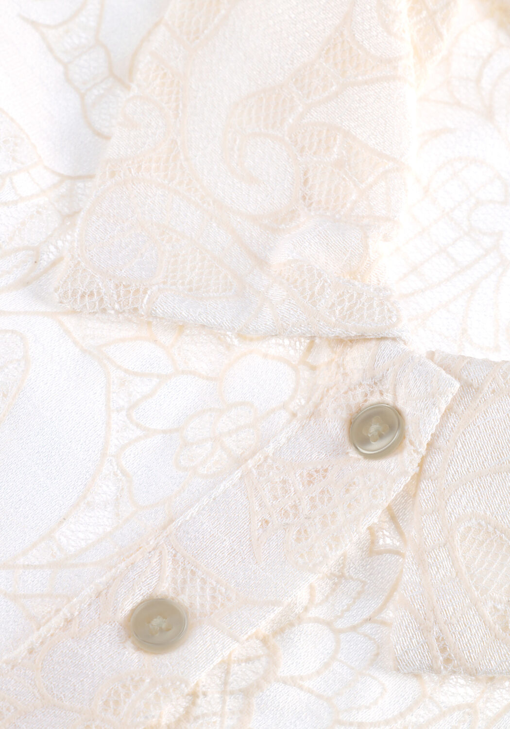 Creme OBJECT Top OBJBIANCA S/S LO POLO TOP - large