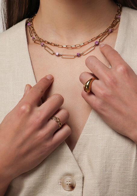 Goldfarbig NOTRE-V Kette OMSS23-014 - large