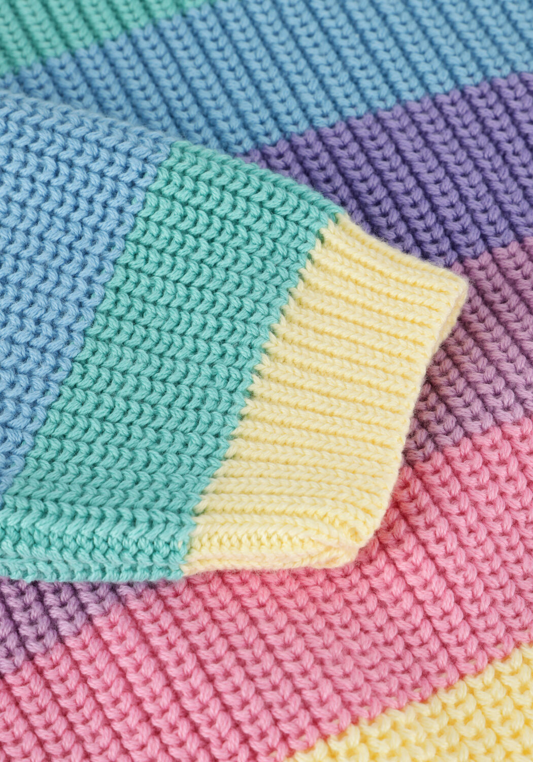 Mehrfarbige/Bunte YUKI KIDSWEAR Pullover STRIPES SWEATER - large