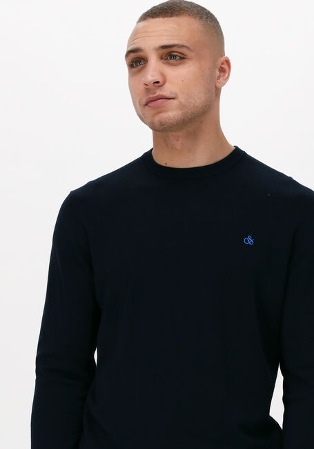 Dunkelblau SCOTCH & SODA Pullover CLASSIC CREWNECK PULLOVER - large