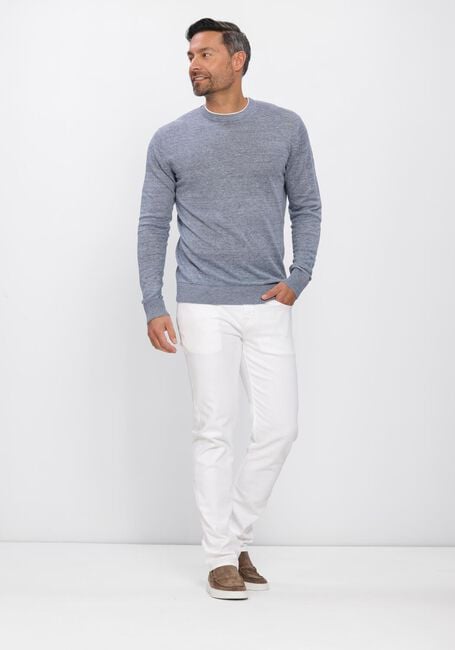 Blaue GENTILUOMO Pullover ROUND NECK LS - large