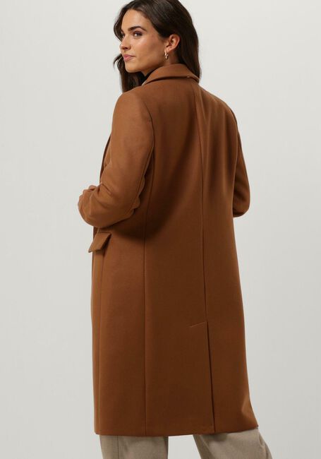 Cognacfarbene TOMMY HILFIGER Mäntel WOOL BLEND CLASSIC COATD - large