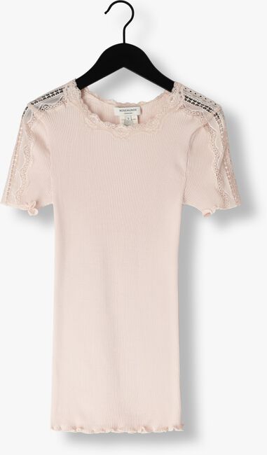 Hell-Pink ROSEMUNDE T-shirt BENITA SILK T-SHIRT W/ LACE - large
