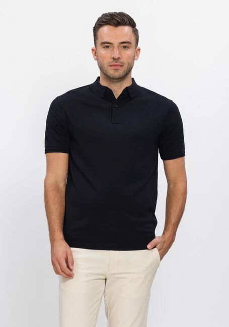 Dunkelblau GENTI Polo-Shirt POLO 2 BUTTON SS 1260 - large