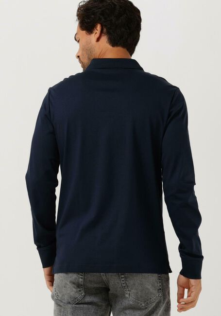 Dunkelblau CALVIN KLEIN Polo-Shirt SMOOTH COTTON SLIM LS POLO - large