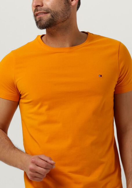 Orangene TOMMY HILFIGER T-shirt STRETCH SLIM FIT TEE - large