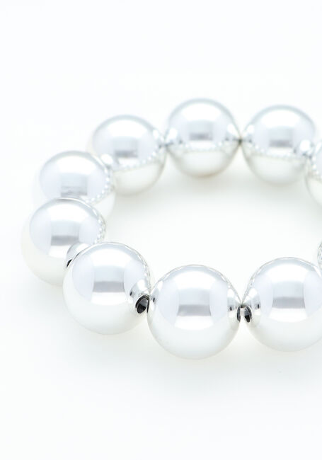 Silberfarbig BONNIE STUDIOS Armb&auml;nder MIDNIGHT SILVER BRACELET - large