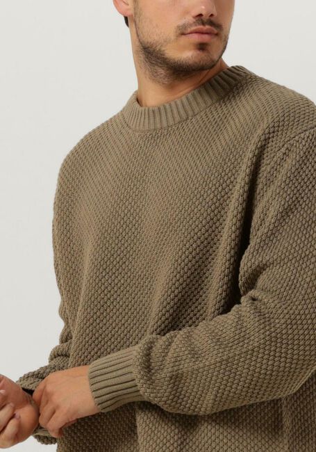 Grüne SELECTED HOMME Pullover SLHBERT RELAXED LS KNIT - large