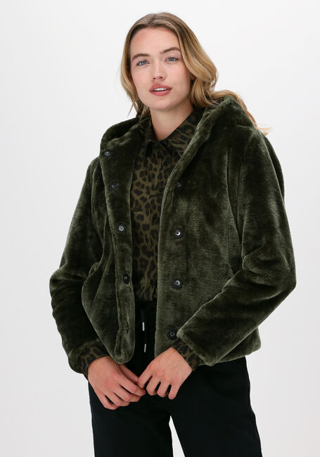 Gr&uuml;ne GIACOMO THE JACKET Fake-Fur-Jack 13 LT FUR - large