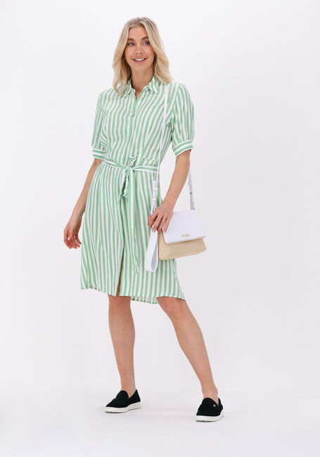 Grüne TOMMY HILFIGER Midikleid VISCOSE KNEE SHIRT DRESSV - large