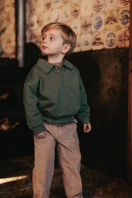 Dunkelgrün MR.LOUTRE Pullover IVAR - large