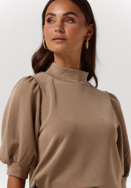 Braune MY ESSENTIAL WARDROBE Top THE PUFF BLOUSE - large