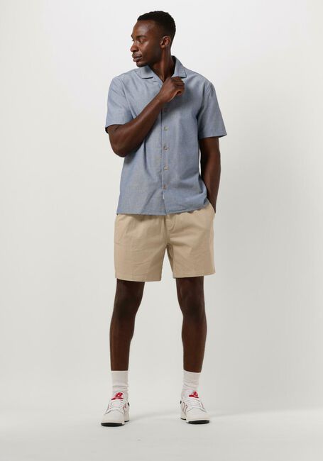 Blaue ANERKJENDT Casual-Oberhemd AKLEON S/S COT/LINEN SHIRT - large