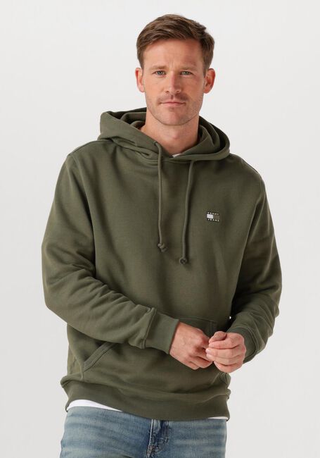 Olive TOMMY JEANS Sweatshirt TJM REG BADGE HOODIE EXT - large