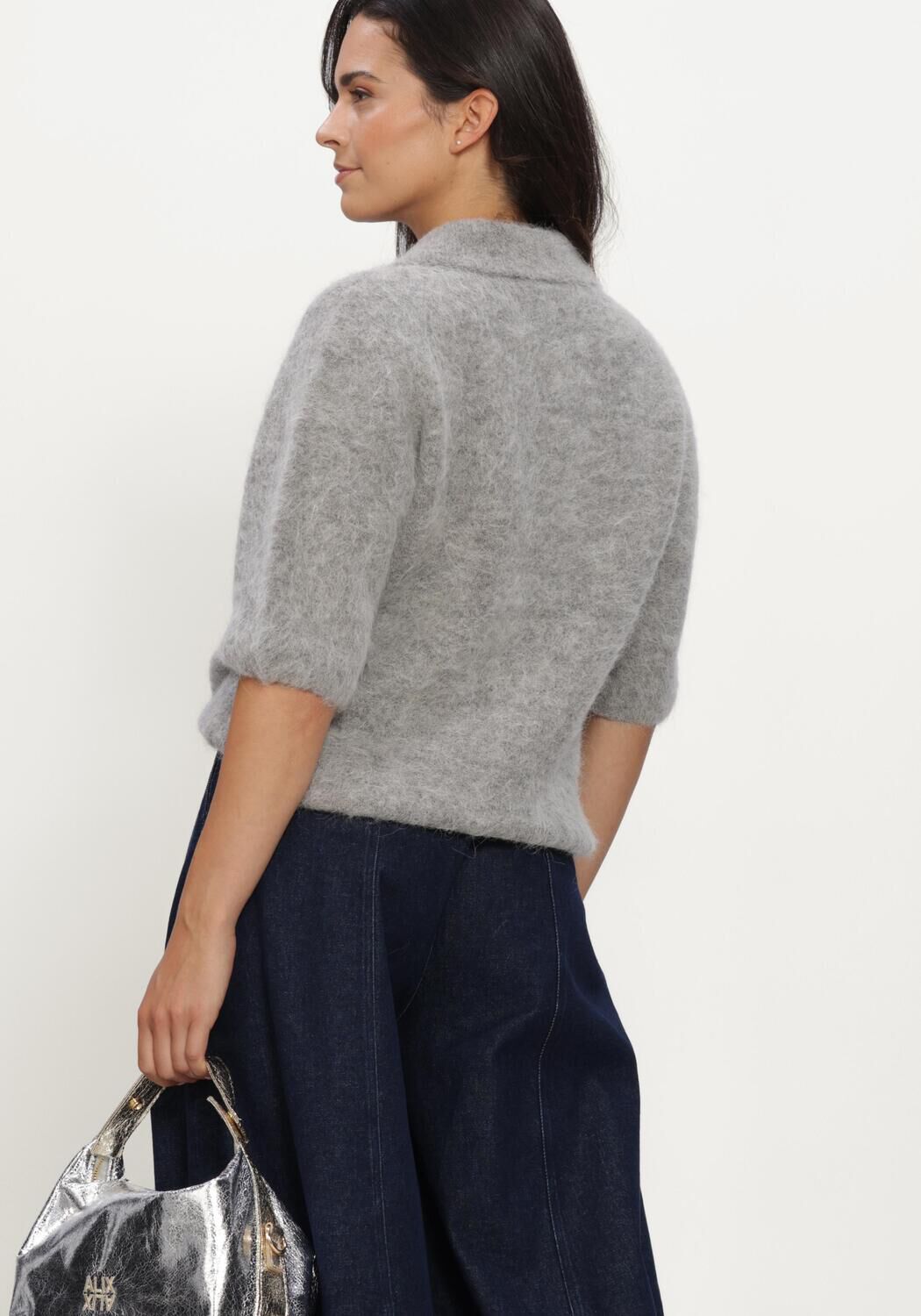 Hellgrau LINA LOCCHI Pullover LL-BENITA - large