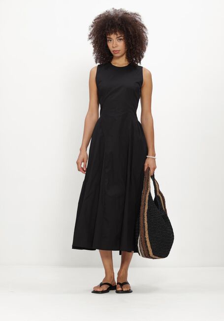 Schwarze NEO NOIR Kleider ZORA POPLIN DRESS - large