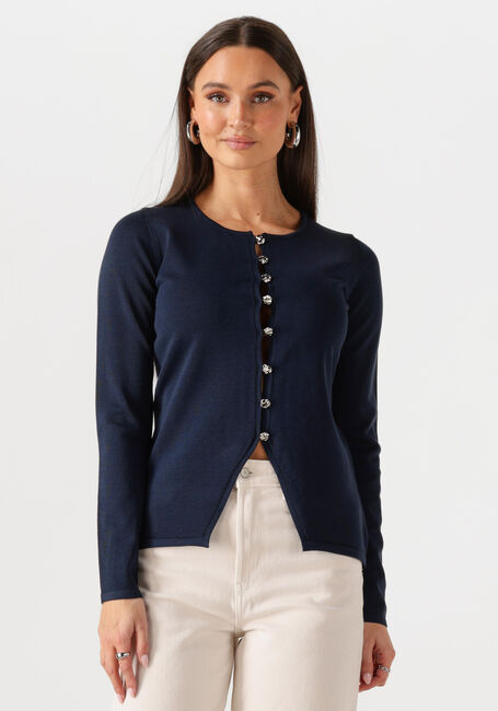 Dunkelblau NEO NOIR Blusen TELLER KNIT BLOUSE - large