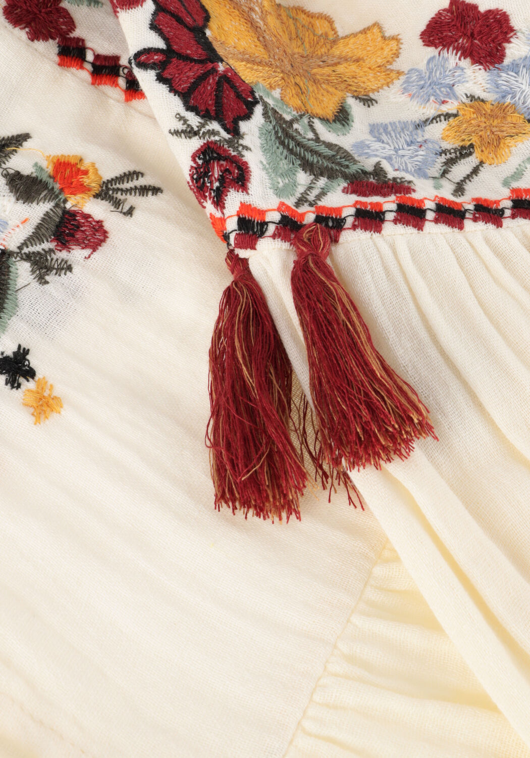 Nicht-gerade weiss SUMMUM Blusen TOP MULTI EMBROIDERY TOP MULTI EMBROIDERY - large