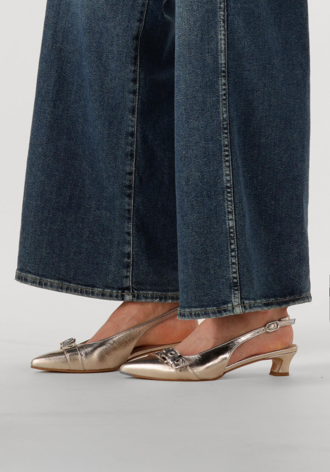 Goldfarbene LINA LOCCHI Slingbacks AU 23 - large