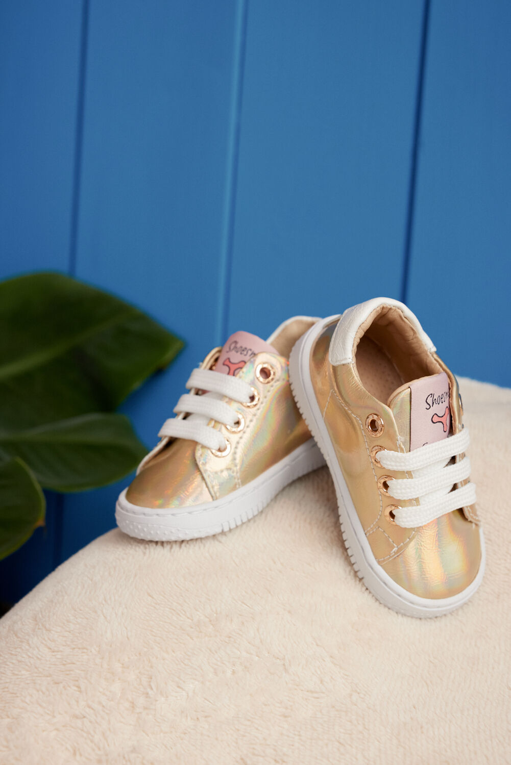 Goldfarbene SHOESME Sneaker Low BN24S010 - large