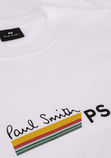 Weiße PS PAUL SMITH T-shirt MENS REG FIT T SHIRT STRIPE PS PAULSMITH - large