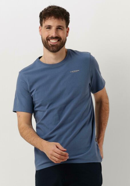 Blaue G-STAR RAW T-shirt SLIM BASE R T S/S - large