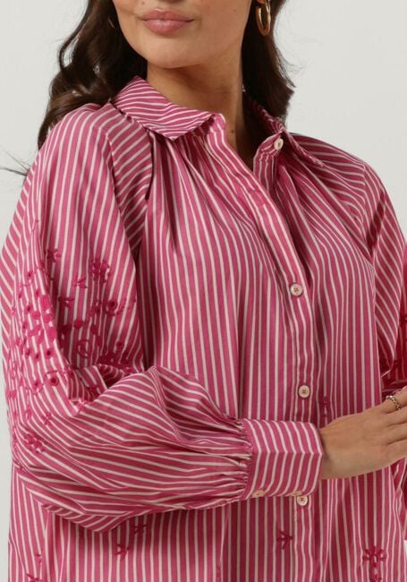 Rosane SCOTCH & SODA Minikleid STRIPED SHIRT DRESS WITH EMBROIDERY DETAIL IN ORGANIC COTTON - large