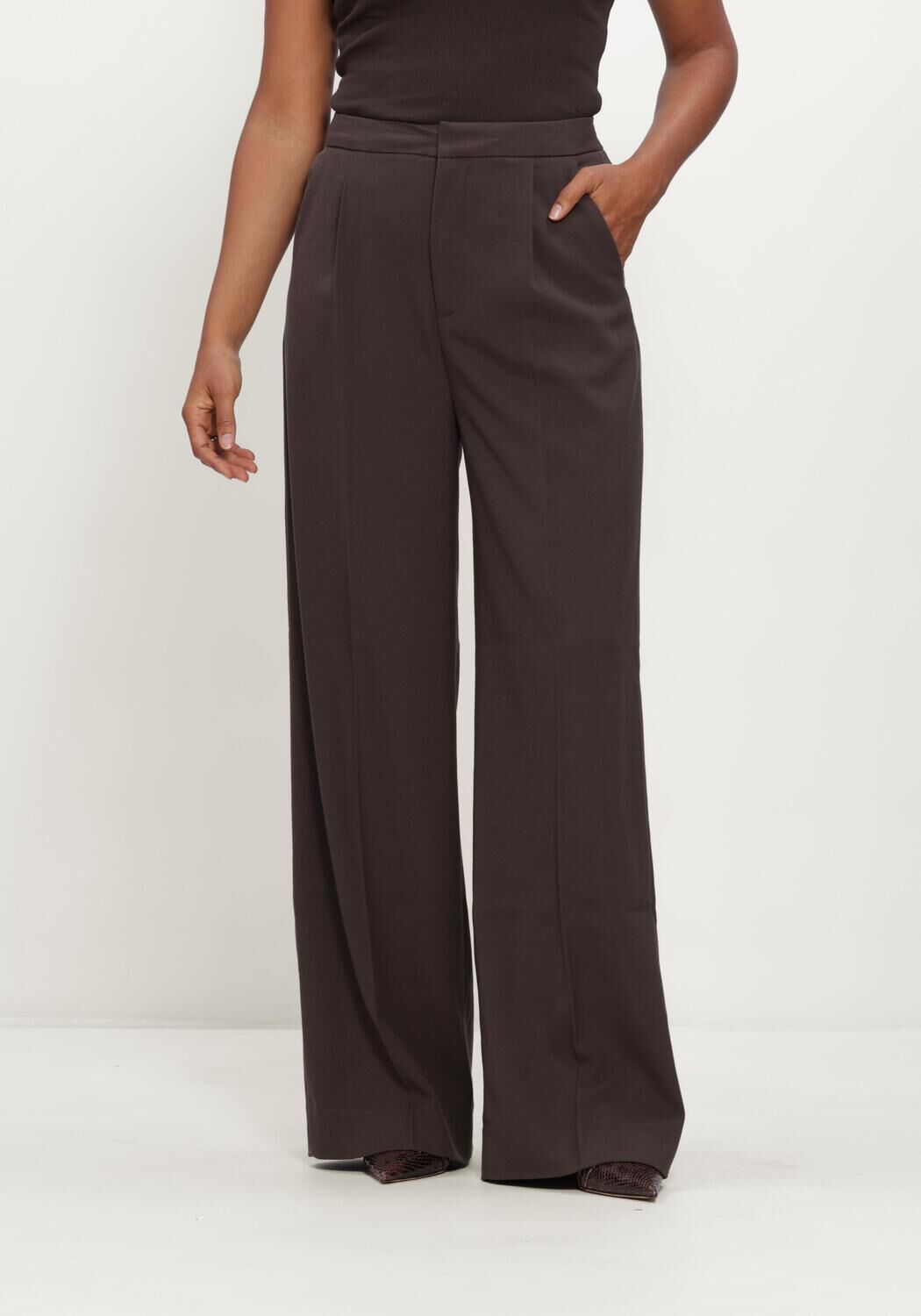 Braune COPENHAGEN MUSE Hose CMTAILOR-PANTS - large