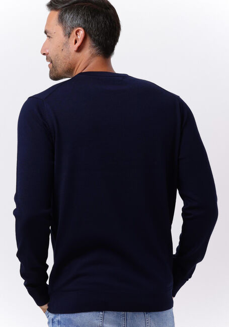 Dunkelblau SELECTED HOMME Pullover SLHTOWN MERINO COOLMAX KNIT CREW - large