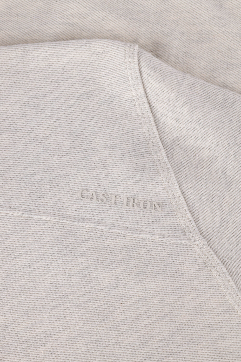 Beige CAST IRON Polo-Shirt SHORT SLEEVE POLO REGULAR COTTON TWILL - large