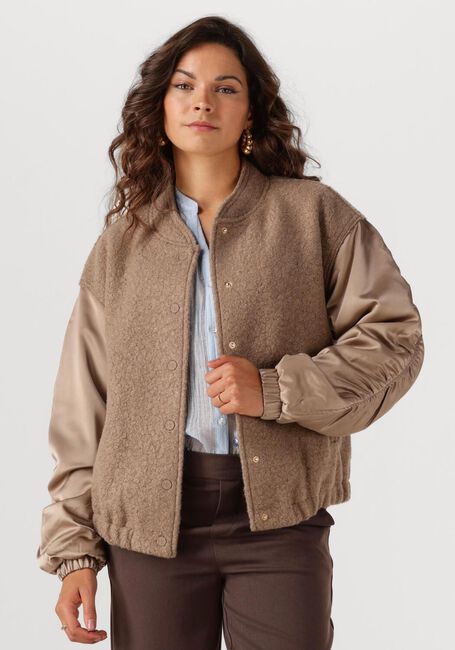 Taupe NUKUS Jack BALTIMORE JACKET SATIN - large