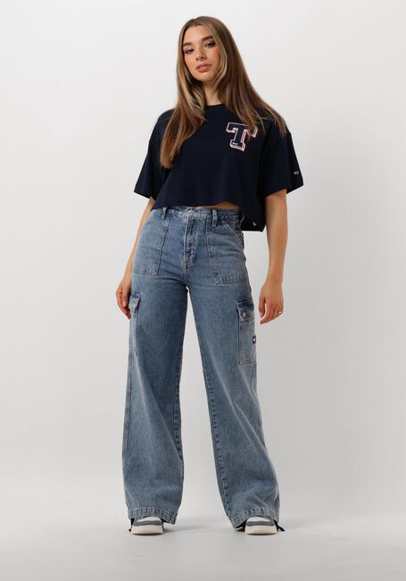 Blaue TOMMY JEANS Wide jeans CLAIRE HGH WD UTILITY CH4039 - large