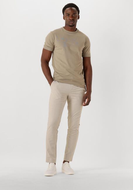 Taupe DRYKORN T-shirt ANTON 520062 - large