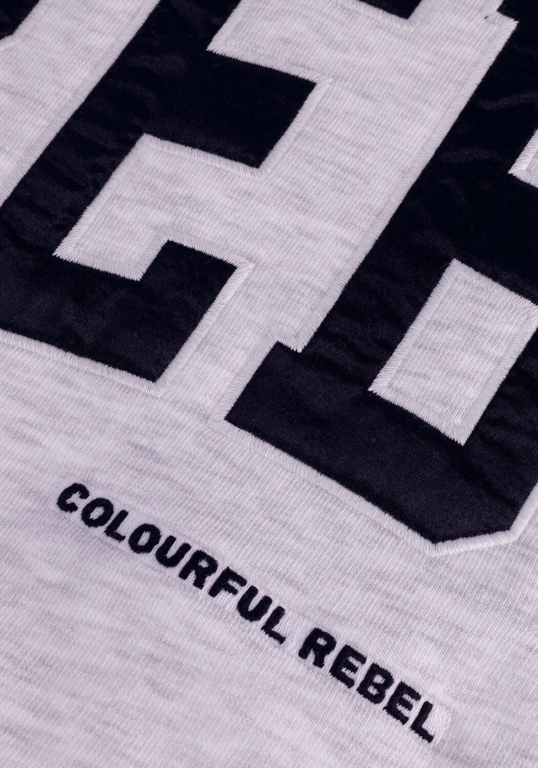 Hellgrau COLOURFUL REBEL Sweatshirt REBEL PATCH DROPPED SHOULDER SWEAT - large