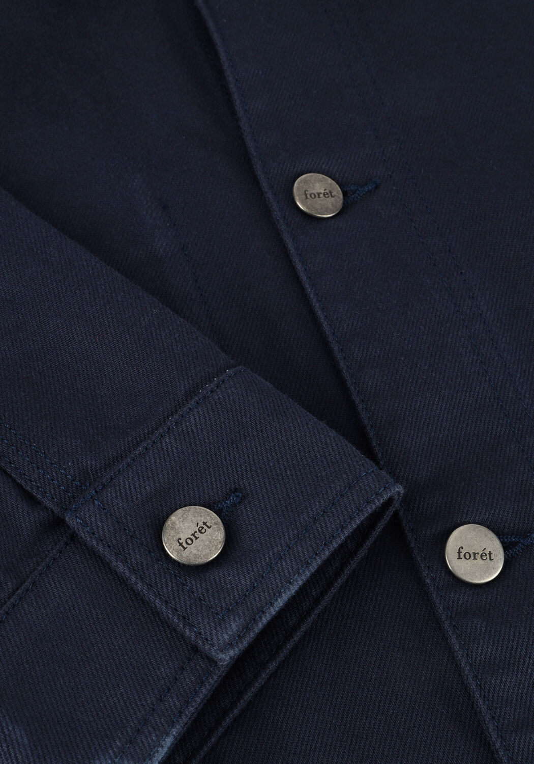 Dunkelblau FOR&Eacute;T Overshirts ROWAN LOGO OVERSHIRT - large