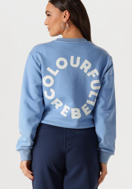 Hellblau COLOURFUL REBEL Sweatshirt LOGO CIRCLE RELAXED SWEAT - large