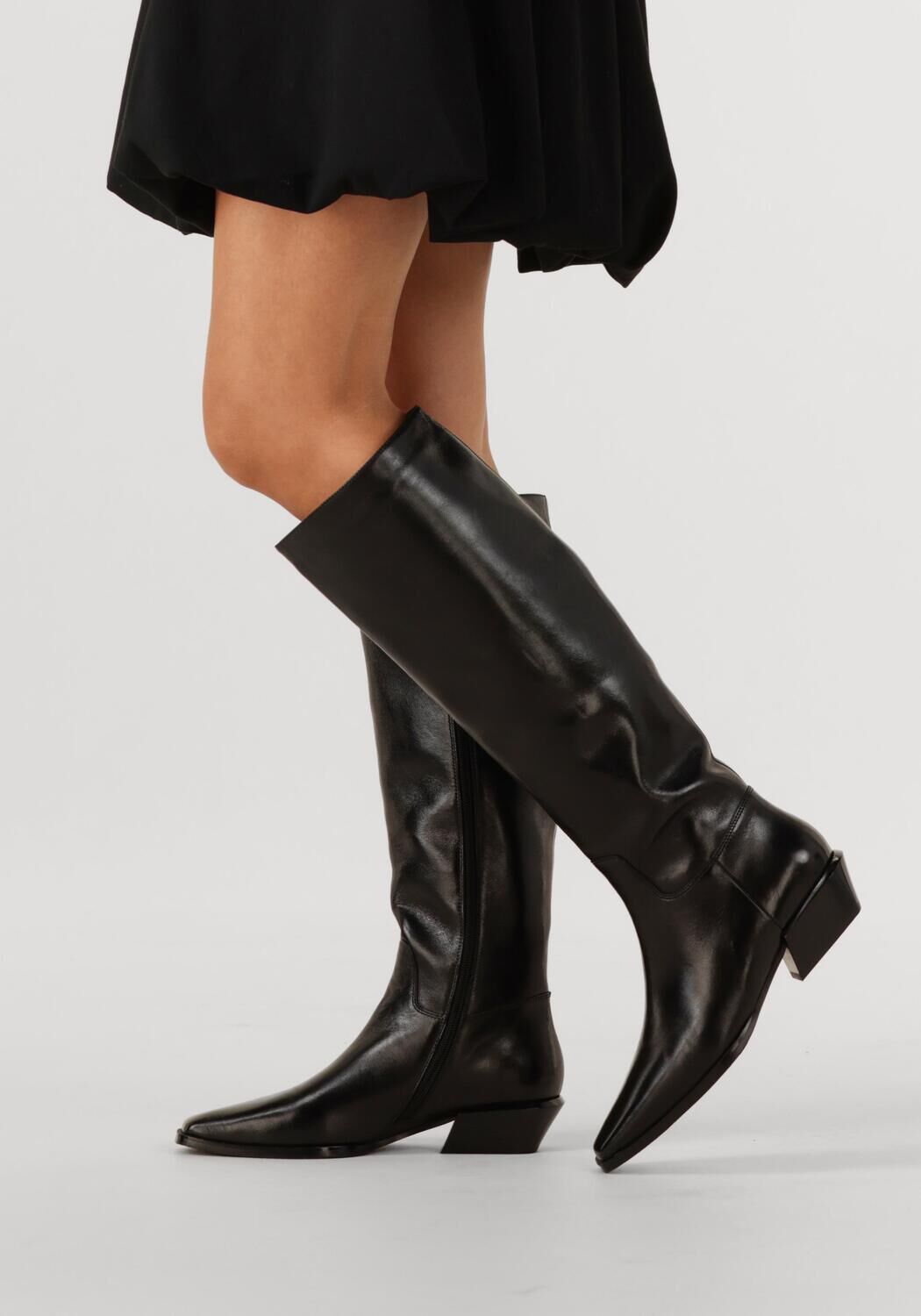 Schwarze STEFANO LAURAN Hohe Stiefel ST2071 - large