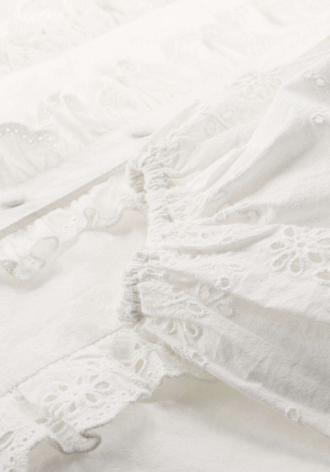 Wei&szlig;e NOTES DU NORD Blusen ALMA SHIRT - large