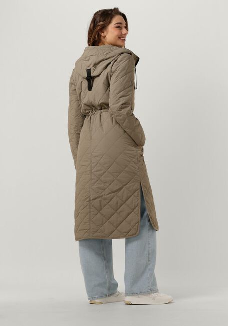 Taupe BEAUMONT Wattierte Jack LONG PADDED PARKA - large